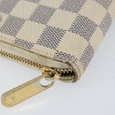 LOUIS VUITTON Damier Azur Zippy Wallet Long Wallet N60019 LV Auth BA8381-14
