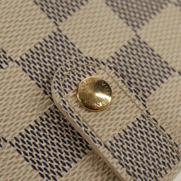 LOUIS VUITTON Damier Azur Portefeuille Viennois Wallet N61676 LV Auth BA8382V