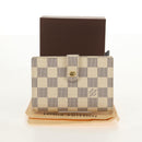 LOUIS VUITTON Damier Azur Portefeuille Viennois Wallet N61676 LV Auth BA8382V-12