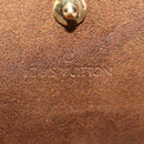 LOUIS VUITTON Damier Ebene Cuff Case Set Cuffs Silver LV Auth BA8383V-9