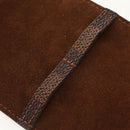 LOUIS VUITTON Damier Ebene Cuff Case Set Cuffs Silver LV Auth BA8383V-16