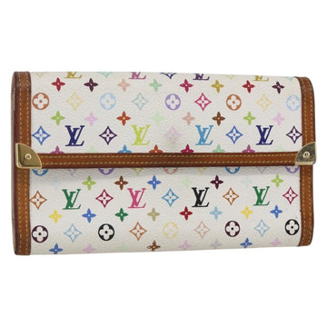 LOUIS VUITTON Multicolor Porte Tresor International Wallet M92659 Auth BA8384