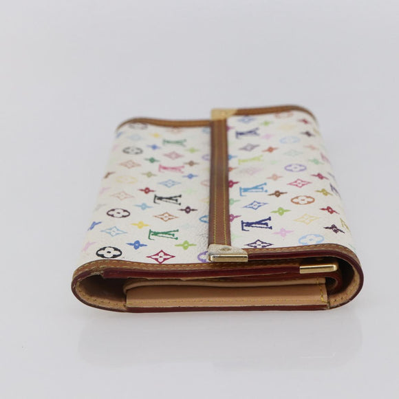LOUIS VUITTON Multicolor Porte Tresor International Wallet M92659 Auth BA8384