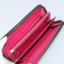 LOUIS VUITTON Monogram Multicolor Zippy Wallet Black M60243 LV Auth BA8385-9