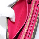 LOUIS VUITTON Monogram Multicolor Zippy Wallet Black M60243 LV Auth BA8385-18