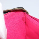 LOUIS VUITTON Monogram Multicolor Zippy Wallet Black M60243 LV Auth BA8385-12