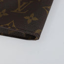 LOUIS VUITTON Monogram Etui Lunette Simple Glasses Case LV Auth BA8386-10