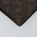 LOUIS VUITTON Monogram Etui Lunette Simple Glasses Case LV Auth BA8386-11