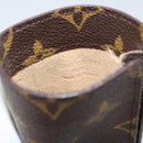 LOUIS VUITTON Monogram Etui Lunette Simple Glasses Case LV Auth BA8386-12