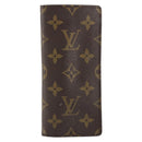 LOUIS VUITTON Monogram Etui Lunette Simple Glasses Case LV Auth BA8386-2
