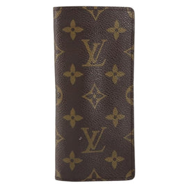 LOUIS VUITTON Monogram Etui Lunette Simple Glasses Case LV Auth BA8386 - 0