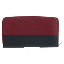 CELINE Long Wallet Leather Bordeaux Gold Auth BA8387V-3