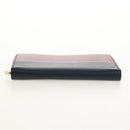 CELINE Long Wallet Leather Bordeaux Gold Auth BA8387V-7