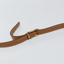 CELINE Macadam Canvas Shoulder Bag PVC Leather Brown Gold Auth BA8388-8