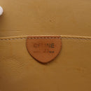 CELINE Macadam Canvas Shoulder Bag PVC Leather Brown Gold Auth BA8389-17