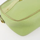 Salvatore Ferragamo Vala Shoulder Bag Leather Green Gold Auth BA8392-11