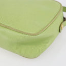 Salvatore Ferragamo Vala Shoulder Bag Leather Green Gold Auth BA8392-12