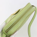 Salvatore Ferragamo Vala Shoulder Bag Leather Green Gold Auth BA8392-6
