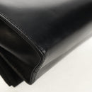 Salvatore Ferragamo Vala Shoulder Bag Leather Black Gold Auth BA8393V-17