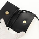 Salvatore Ferragamo Vala Shoulder Bag Leather Black Gold Auth BA8393V-9