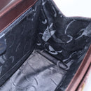 Salvatore Ferragamo Vala Tote Bag Leather Brown Gold Auth BA8394-17