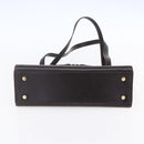 Salvatore Ferragamo Vala Tote Bag Leather Brown Gold Auth BA8394-9