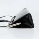 Salvatore Ferragamo Tote Bag Enamel Black Silver Auth BA8395-5