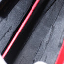 Salvatore Ferragamo Gancini Hand Bag Leather 2way Red Gold Auth BA8396-11