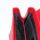 Salvatore Ferragamo Gancini Hand Bag Leather 2way Red Gold Auth BA8396-22