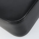 Salvatore Ferragamo Gancini Shoulder Bag Leather Black Gold Auth BA8397-14