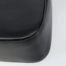 Salvatore Ferragamo Gancini Shoulder Bag Leather Black Gold Auth BA8397-15