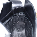 Salvatore Ferragamo Gancini Shoulder Bag Leather Black Gold Auth BA8397-17