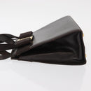 Salvatore Ferragamo Vala Hand Bag Leather 2way Brown Gold Auth BA8398-4