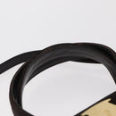 Salvatore Ferragamo Vala Hand Bag Leather 2way Brown Gold Auth BA8398-14