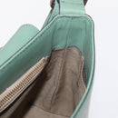 Chloe Shoulder Bag Leather Green Gold Auth BA8400-18