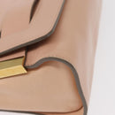 Chloe Chain Shoulder Bag Leather Pink Gold Auth BA8401-9