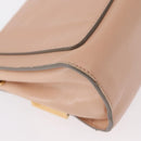 Chloe Chain Shoulder Bag Leather Pink Gold Auth BA8401-15