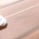 Chloe Chain Shoulder Bag Leather Pink Gold Auth BA8401-18