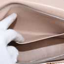 Chloe Chain Shoulder Bag Leather Pink Gold Auth BA8401-21