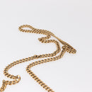 Chloe Chain Shoulder Bag Leather Pink Gold Auth BA8401-8