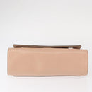 Chloe Chain Shoulder Bag Leather Pink Gold Auth BA8401-5