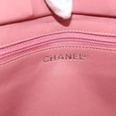 CHANEL Matelasse Chain Hand Bag Enamel Orange Silver CC Auth BA8407-19
