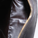 CHANEL Matelasse Shoulder Bag Lamb Skin Dark Brown Gold CC Auth BA8408-16