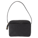 CHANEL Matelasse Shoulder Bag Lamb Skin Dark Brown Gold CC Auth BA8408-2