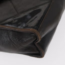 CHANEL Matelasse Shoulder Bag Lamb Skin Brown Gold CC Auth BA8409-9