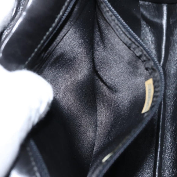 CHANEL Matelasse Shoulder Bag Lamb Skin Brown Gold CC Auth BA8409