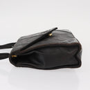 CHANEL Matelasse Shoulder Bag Lamb Skin Brown Gold CC Auth BA8409-4