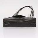 CHANEL Matelasse Shoulder Bag Lamb Skin Brown Gold CC Auth BA8409-5