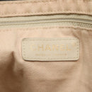 CHANEL Camelia Tote Bag Lamb Skin Black CC Auth BA841-14