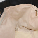 CHANEL Camelia Tote Bag Lamb Skin Black CC Auth BA841-17